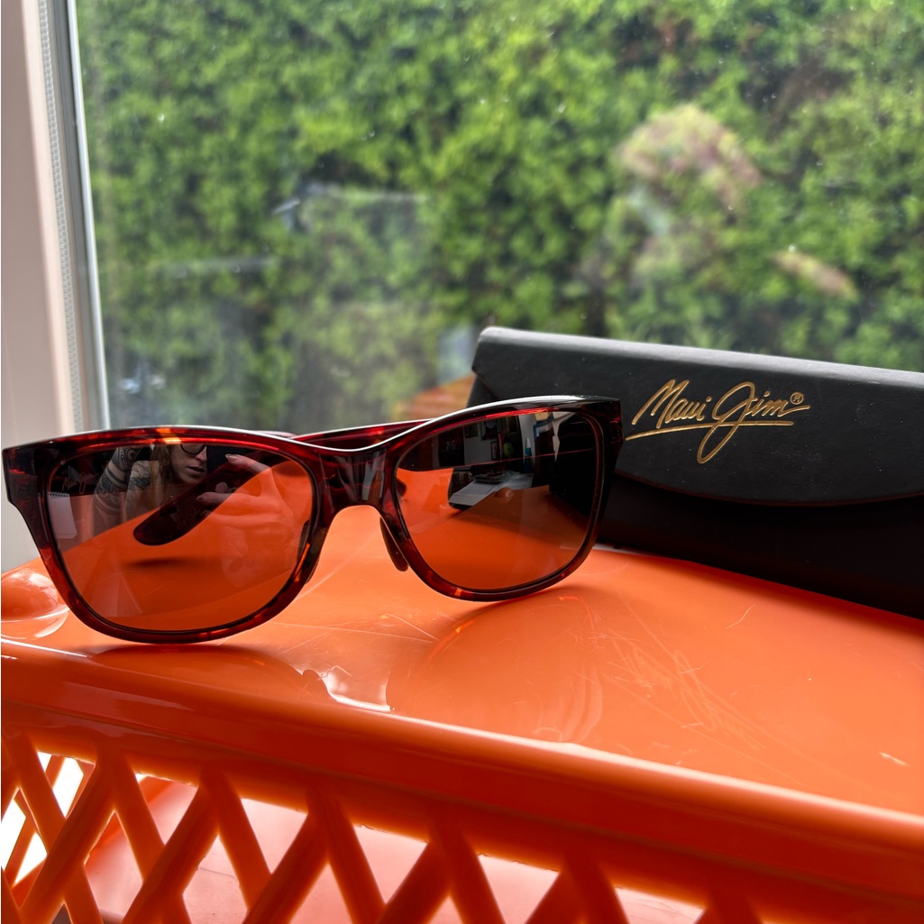 Maui Jim Road Trip Tortoiseshell Sunglasses With Amber Brown Lenses ‘Maui Sport’